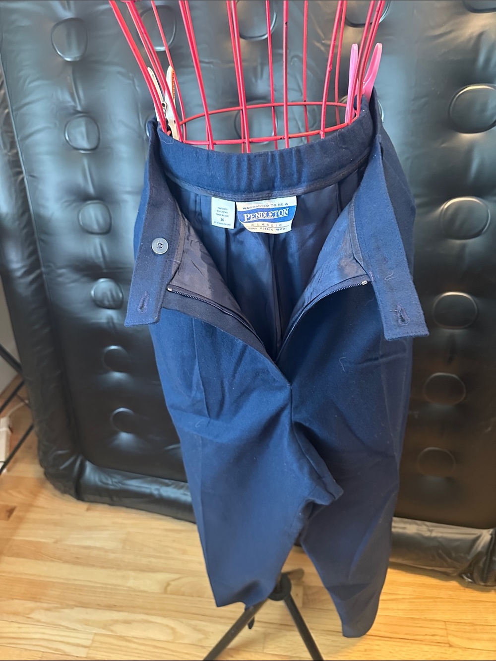 Pendleton Deep Navy Wool Pants